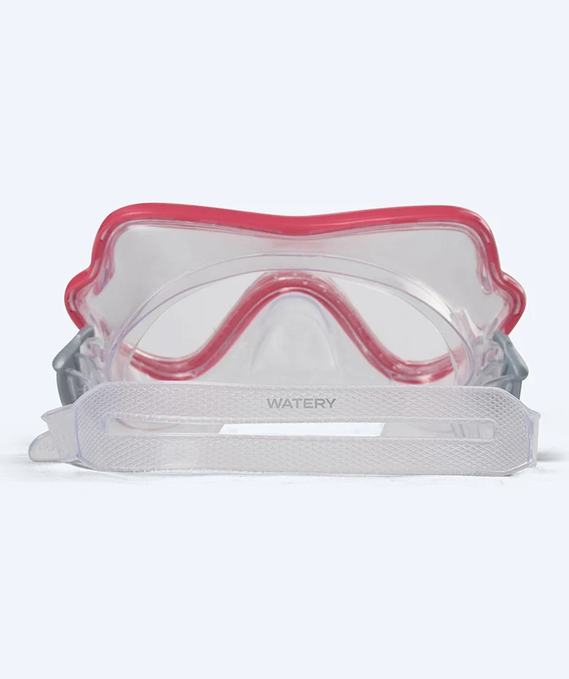 Watery Schnorchelset für Kinder (8-15) - Trigger/Masika - Rot/Hellrosa