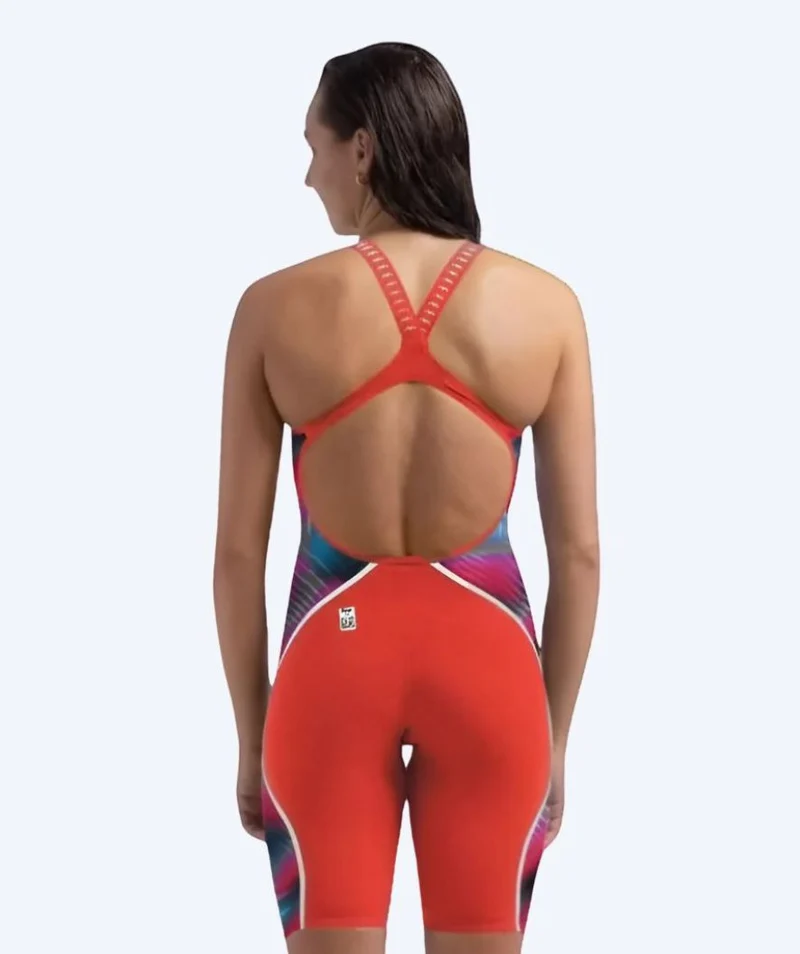 Speedo Wettkampf Badeanzug für Damen - LZR Pure Intent 2.0 - Rot/Mehrfarbig
