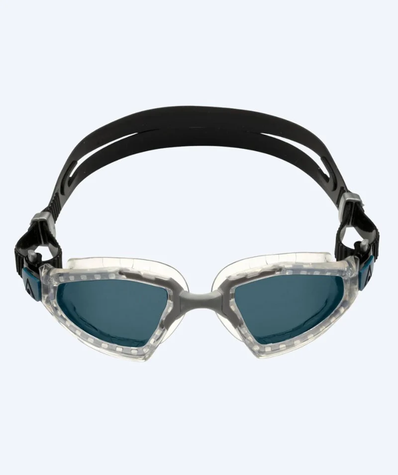 Aquasphere Schwimmbrille für Freizeitschwimmer - Kayenne Pro - Schwarz/Klar (Smoke Scheiben)