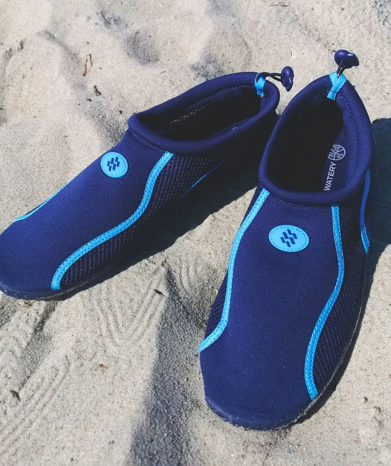Watery Schwimmschuhe für Erwachsene - Spinner - Dunkelblau/Blau