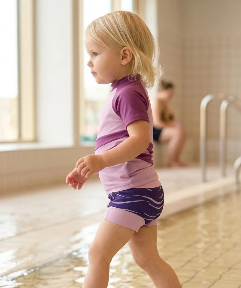 Watery Schwimmwindelhosen für Kinder - Neoprene Swim Nappy - Fjord Purple