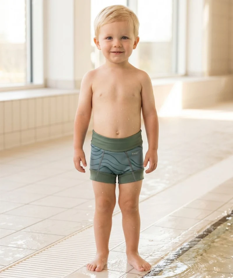 Watery Schwimmwindelhosen für Kinder - Neoprene Swim Nappy - Fjord Green