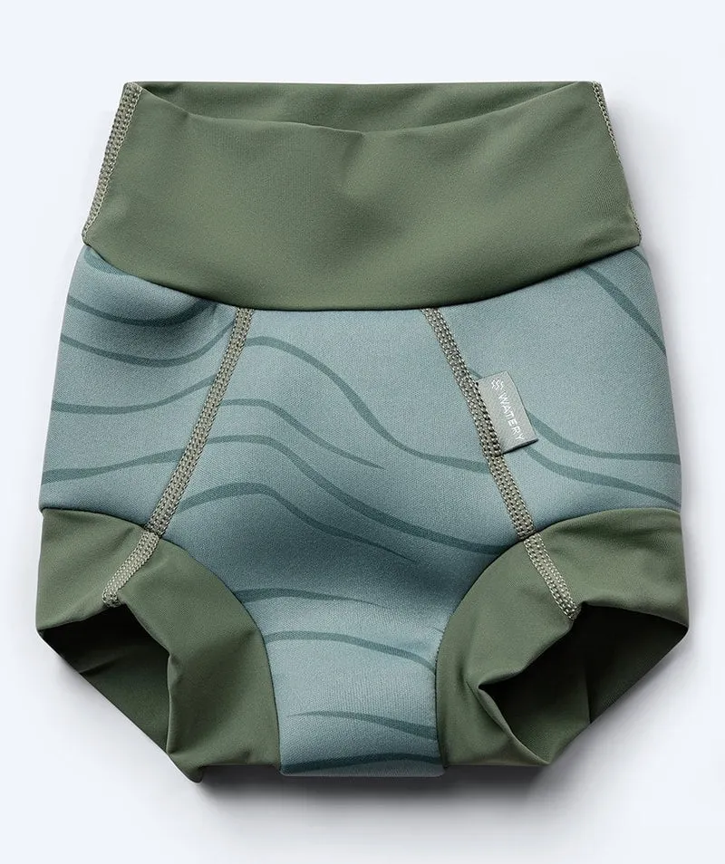 Watery Schwimmwindelhosen für Kinder - Neoprene Swim Nappy - Fjord Green