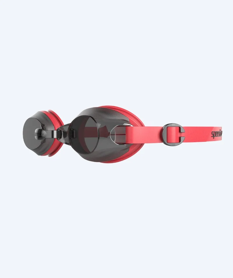 Speedo Schwimmbrille für Freizeitschwimmer - Jet - Rot (Smoke Scheiben)