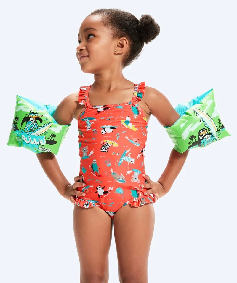 Speedo Schwimmflügel für Kinder (2-6) - Character Printed - Grün/Blau