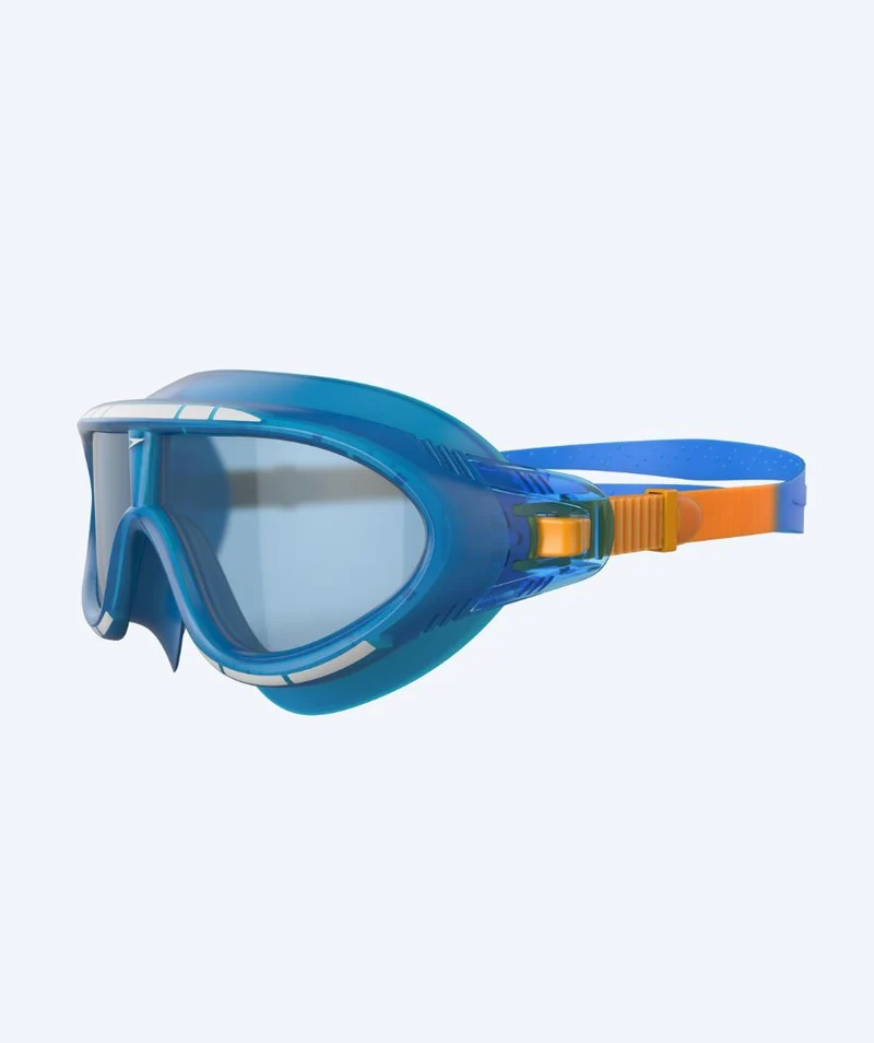 Speedo Schwimmmaske für Junioren (6-12) - Biofuse Rift - Blau/Klar