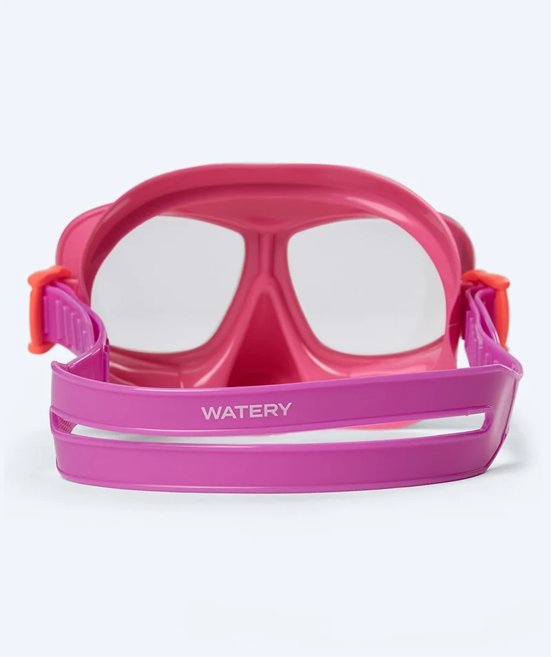 Watery Schnorchelset für Kinder (8-15) - Wyre/Masika - Lila/Hellrosa