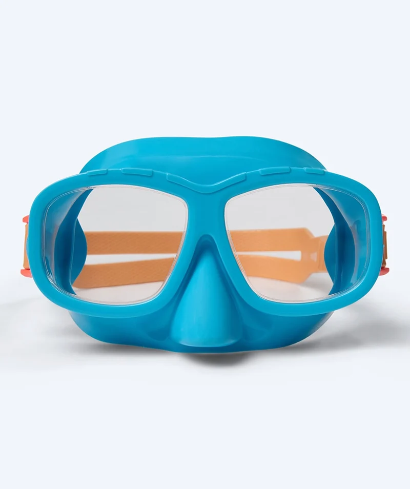 Watery Combo Schnorchelset für Kinder (4-10) - Wyre - Blau/Orange