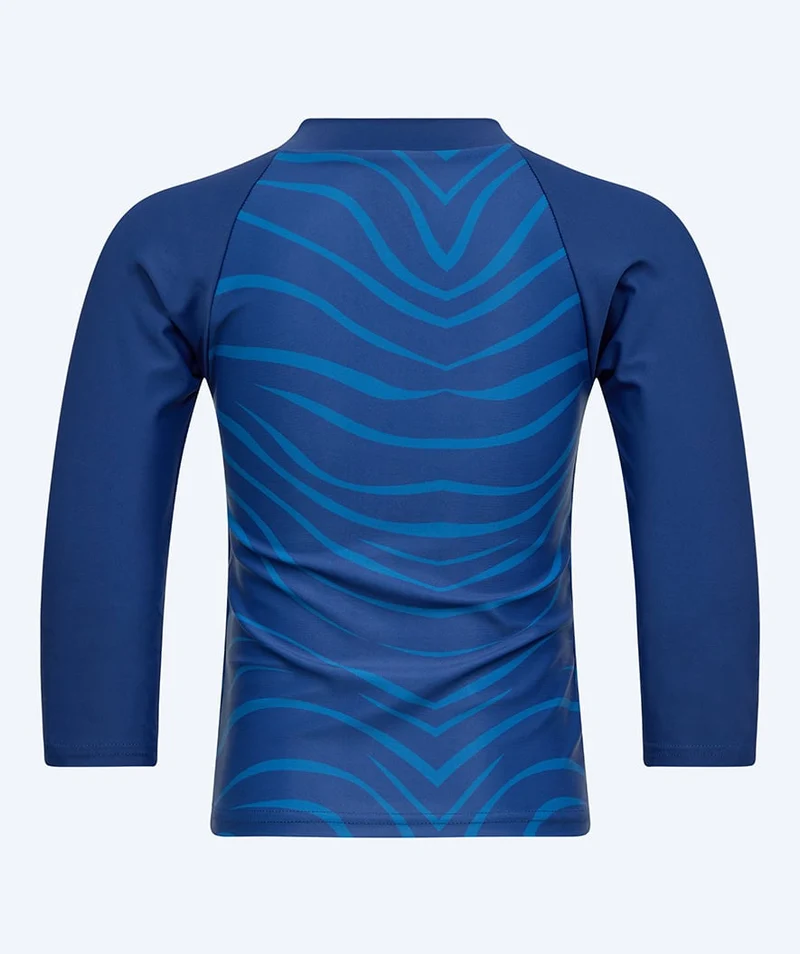 Watery UV Shirt für Kinder - Fjord Langarm Rashguard - Dunkelblau