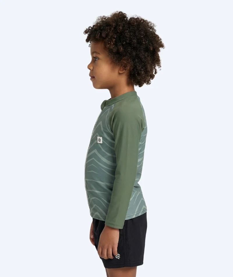 Watery UV Shirt für Kinder - Fjord Langarm Rashguard - Grün