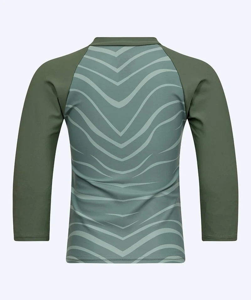 Watery UV Shirt für Kinder - Fjord Langarm Rashguard - Grün