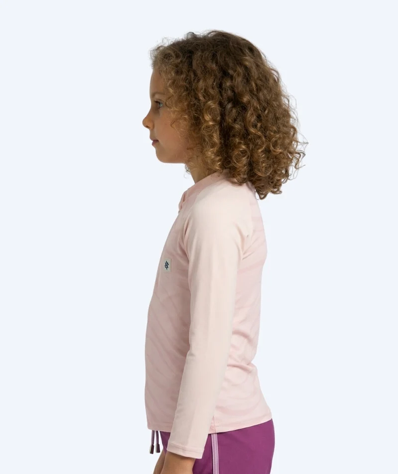 Watery UV Shirt für Kinder - Fjord Langarm Rashguard - Rosa