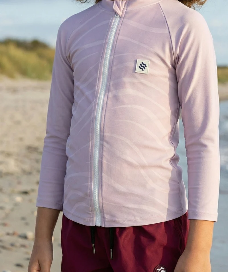 Watery UV Shirt für Kinder - Fjord Langarm Rashguard - Rosa