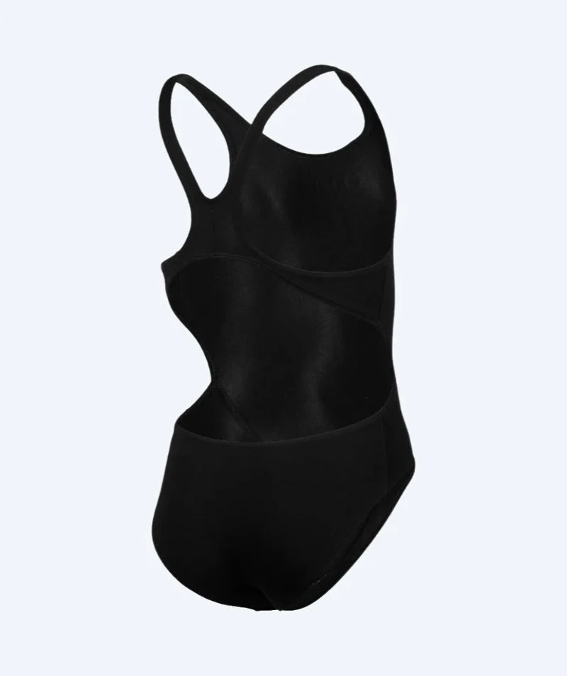 Arena Badeanzug für Mädchen - Team Swim Tech Solid - Schwarz