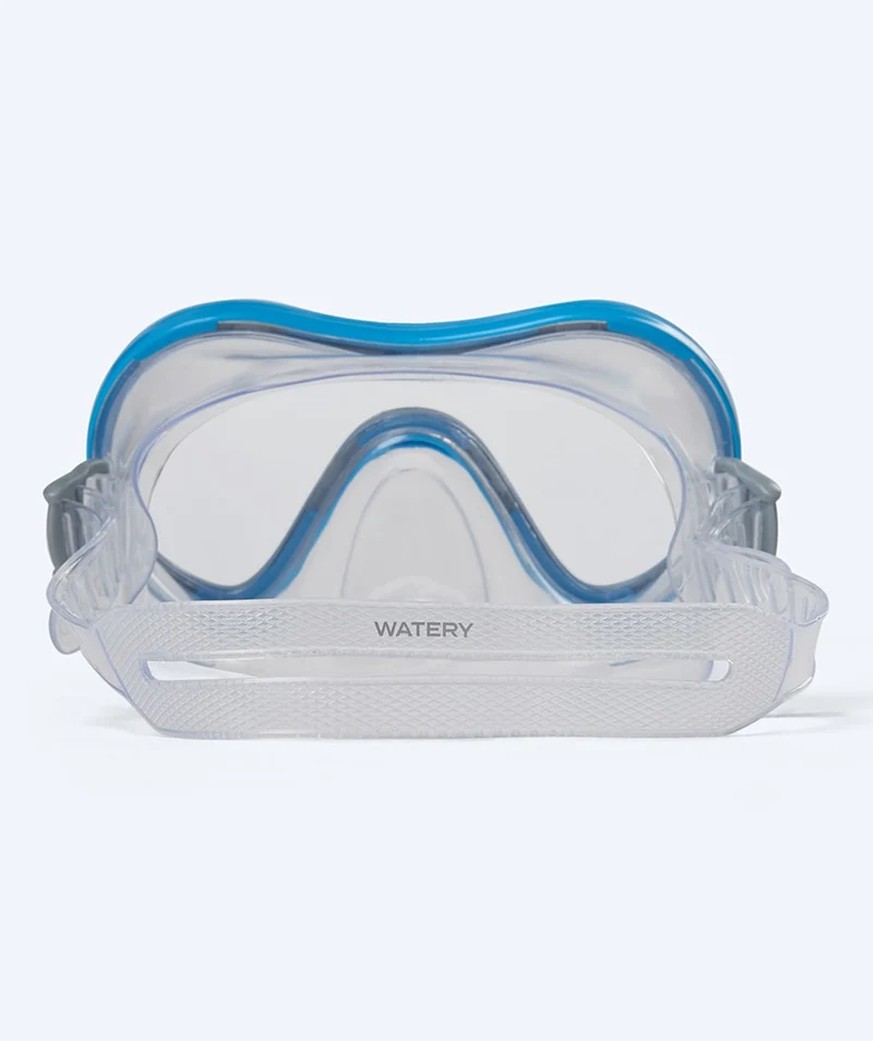 Watery Tauchmaske für Junioren (8-15) - Gobie - Blau/Klar