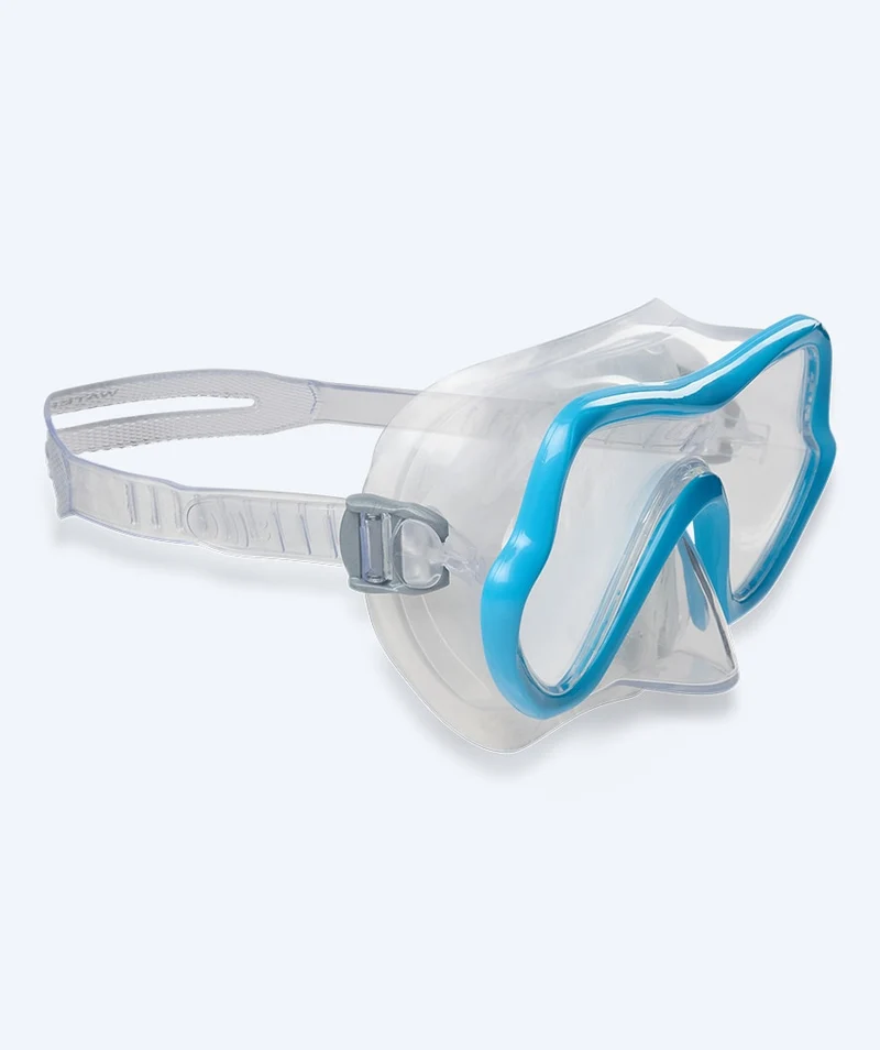 Watery Tauchmaske für Junioren (8-15) - Trigger - Blau/Klar