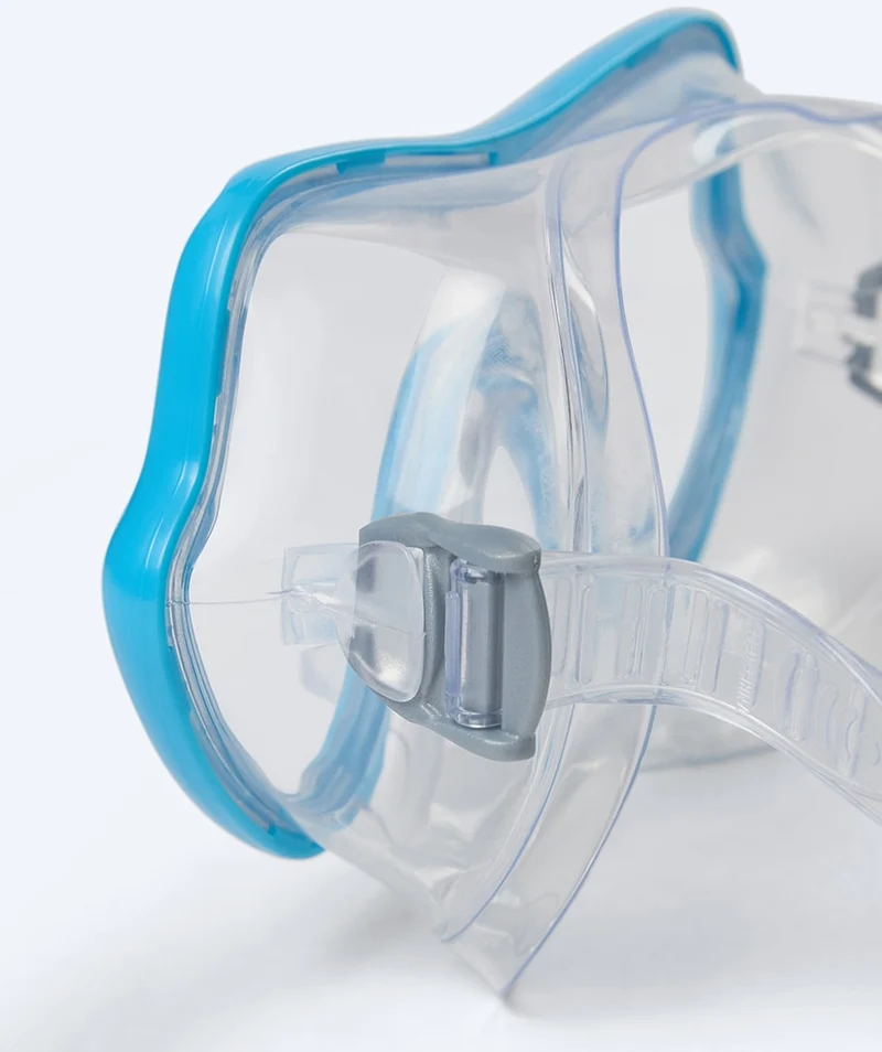 Watery Tauchmaske für Junioren (8-15) - Trigger - Blau/Klar