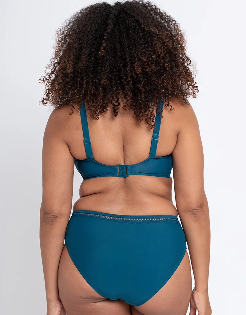 Curvy Kate First Class Classic Bikini Bottom Deep Teal
