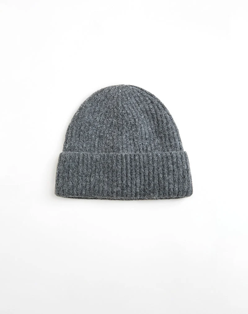 Tano Beanie in Dunkelgrau