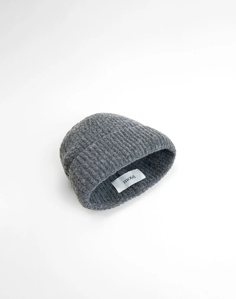 Tano Beanie in Dunkelgrau