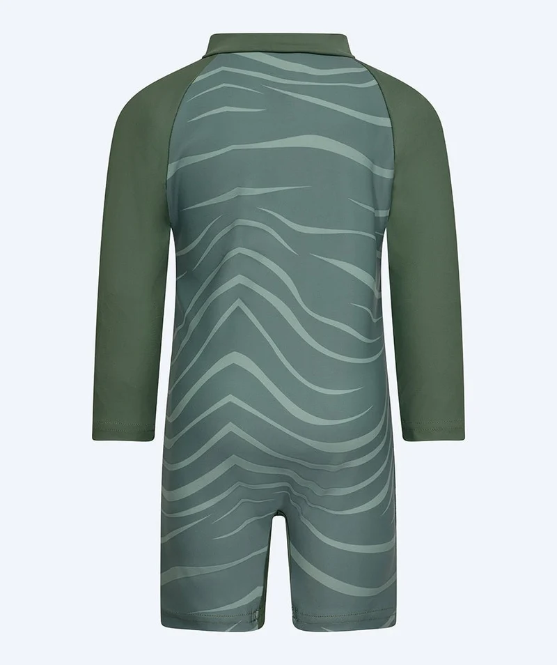 Watery UV Anzug für Kinder - Fjord Langarm Rashguard - Grün