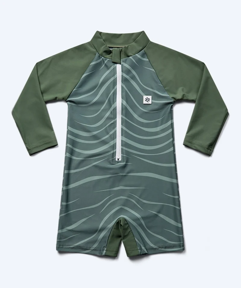Watery UV Anzug für Kinder - Fjord Langarm Rashguard - Grün