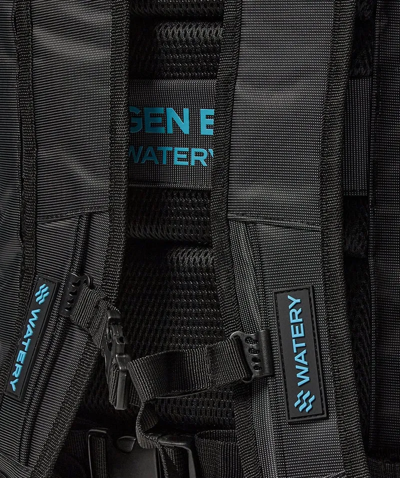 Watery Schwimmrucksack - Oxygen Elite 45L - Schwarz