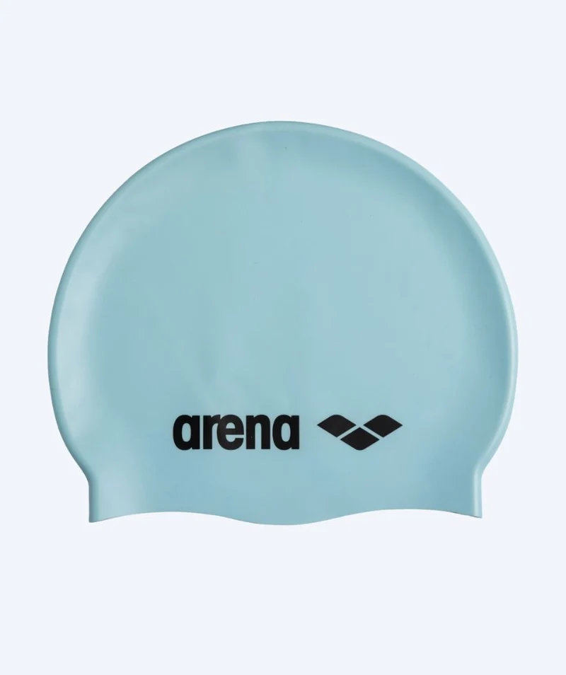 Arena Badekappe - Classic Silicone - Hellblau/Schwarz