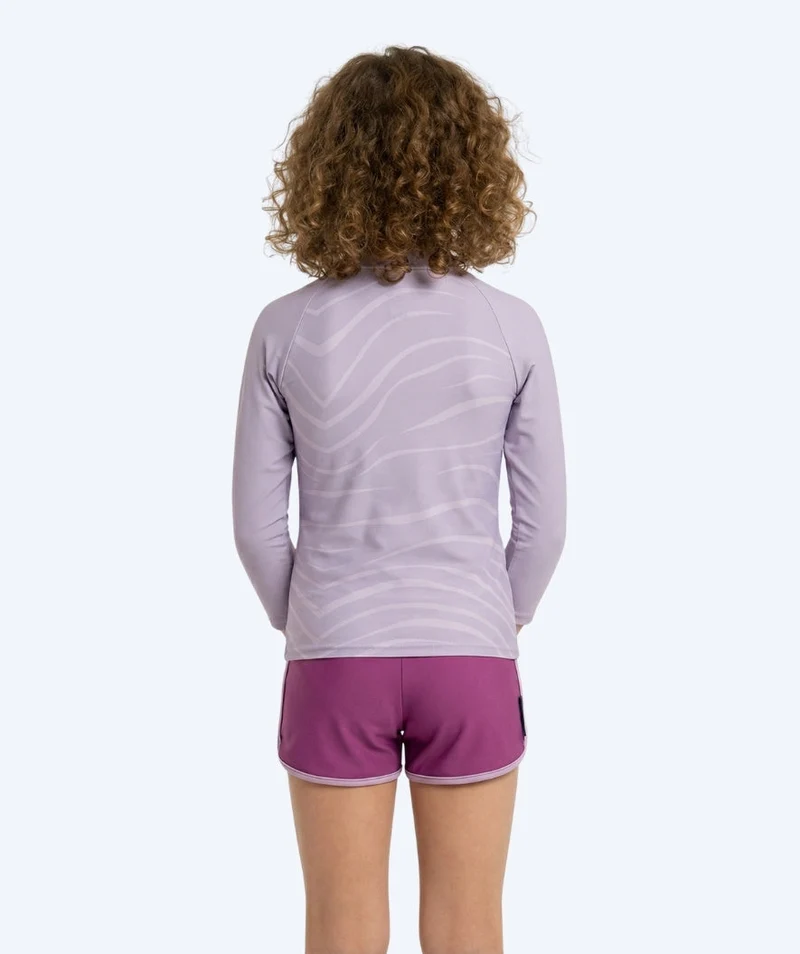 Watery UV Shirt für Kinder - Fjord Langarm Rashguard - Lila