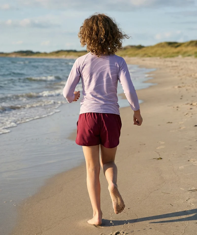 Watery UV Shirt für Kinder - Fjord Langarm Rashguard - Lila