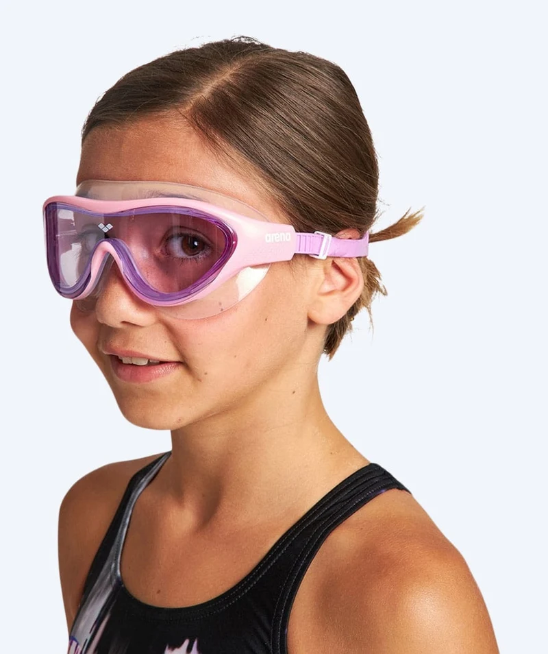 Arena Schwimmmaske für Kinder (6-12) - The One - Hellrosa