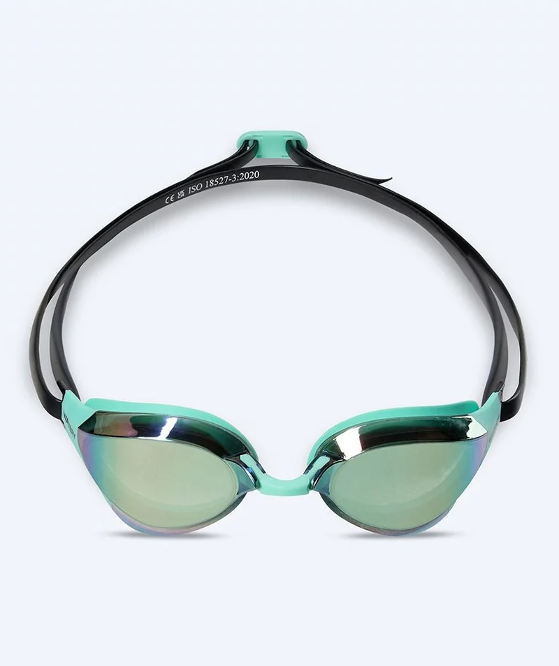 Watery Elite Schwimmbrillen - Rattle Pro Mirror - Grün/Grün