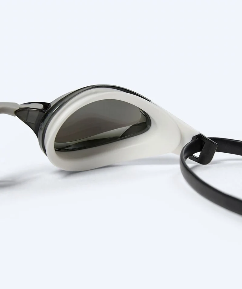 Watery Elite Schwimmbrillen - Rattle Pro Mirror - Weiß/Grau