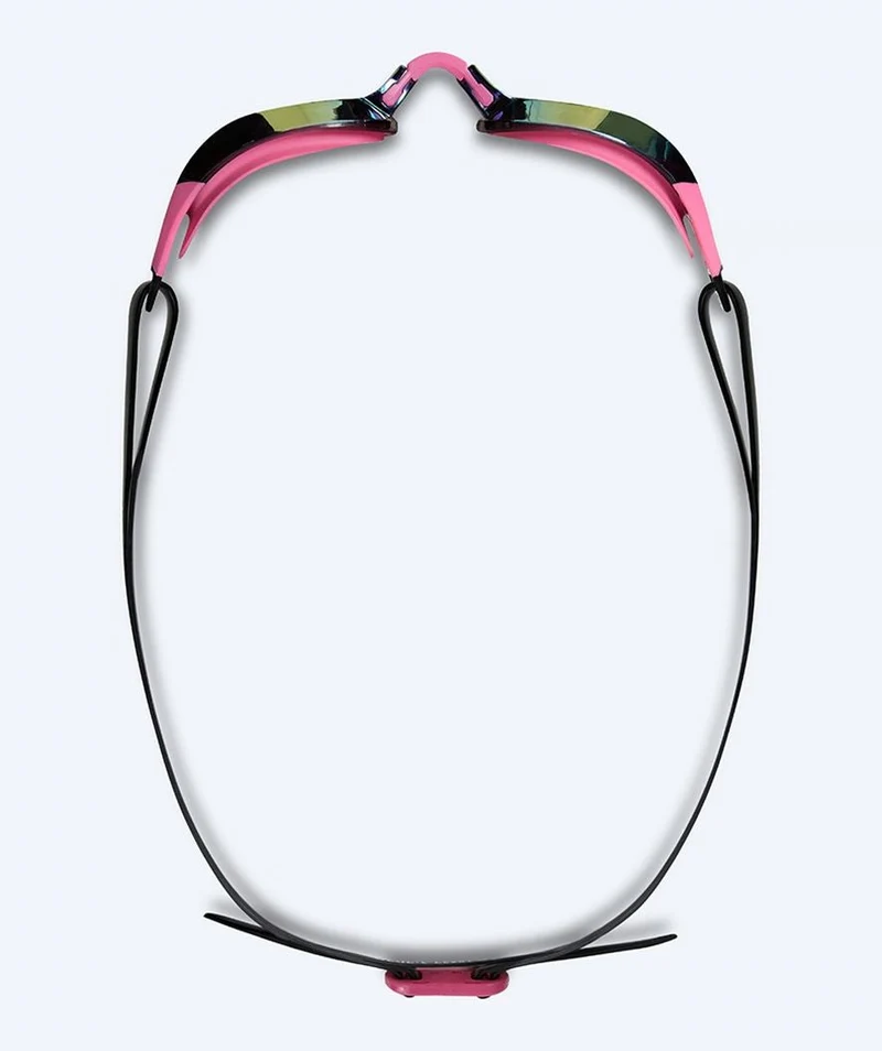 Watery Elite Schwimmbrillen - Rattle Pro Mirror - Rosa/Rot