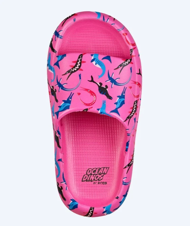 Beco Badeschuhe für Kinder - Ocean Dinos - Rosa