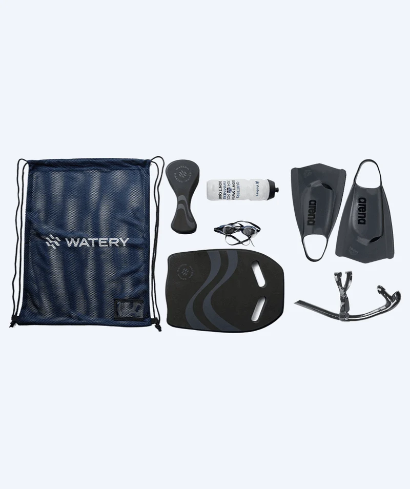 Watery Netzbeutel zum Schwimmen - Simple Mesh - Dunkelblau