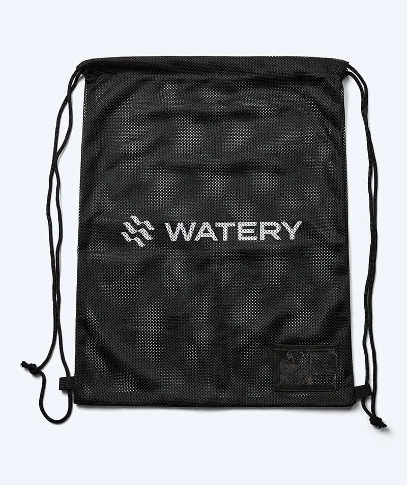 Watery Netzbeutel zum Schwimmen - Simple Mesh - Schwarz