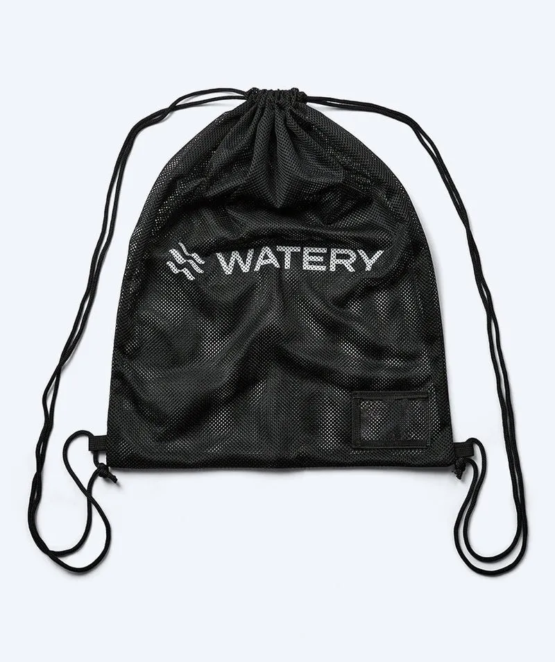 Watery Netzbeutel zum Schwimmen - Simple Mesh - Schwarz