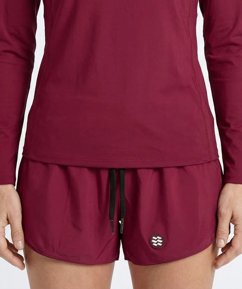 Watery Badeshorts für Damen - Remington - Dunkelrot