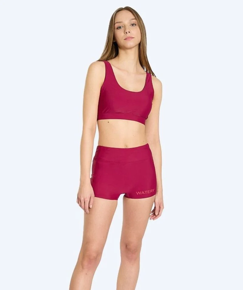 Watery Bikini Unterteil für Frauen - Remington - Dunkelrot