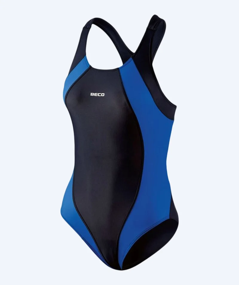 Beco Badeanzug für Damen - Maxpower - Schwarz/Dunkelblau