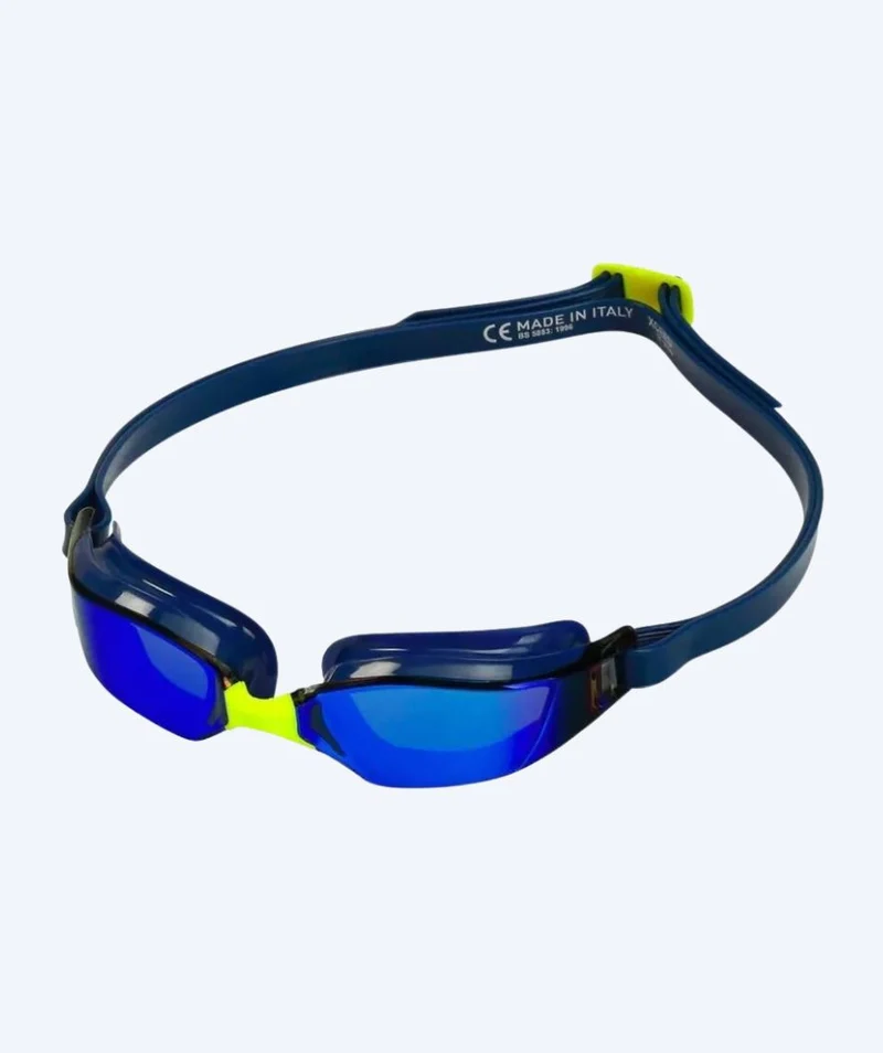 Aquasphere Wettkampf Schwimmbrille - Xceed A1 - Dunkelblau/Gelb
