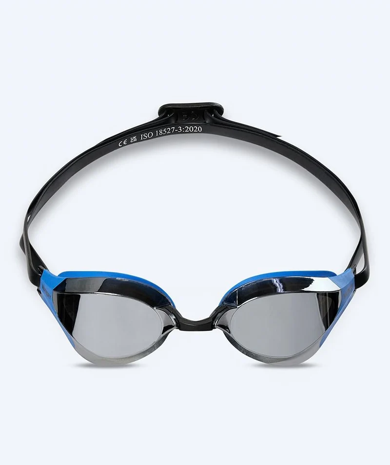 Watery Elite Schwimmbrillen - Rattle Pro Mirror - Blau/Schwarz