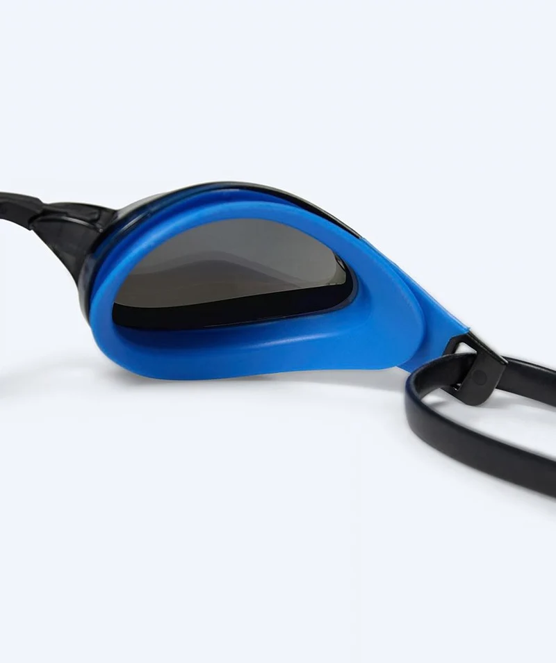 Watery Elite Schwimmbrillen - Rattle Pro Mirror - Blau/Schwarz
