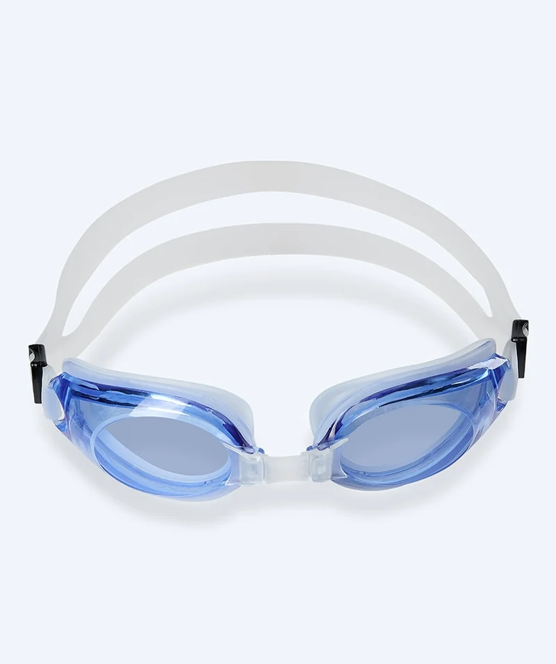 Watery Schwimmbrillen mit Sehstärke für Kurzsichtige Erwachsene - (-1.0) – (-8.0) - Clivia - Klar/Blau