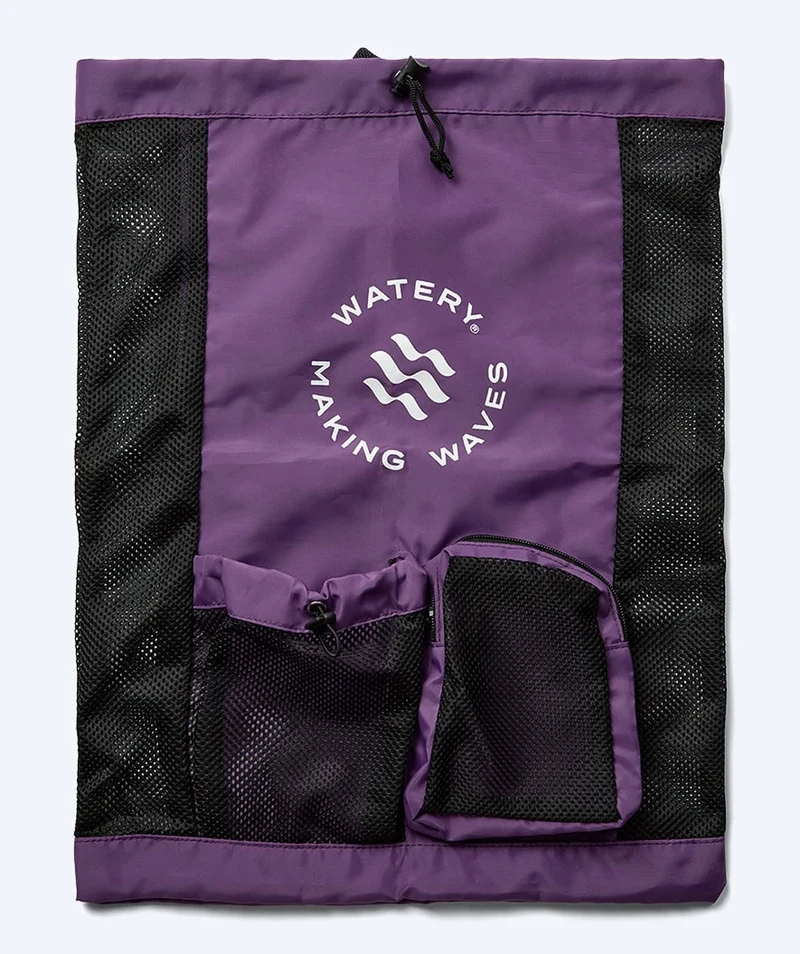 Watery Netzbeutel zum Schwimmen - Ultra Light 40L - Lila