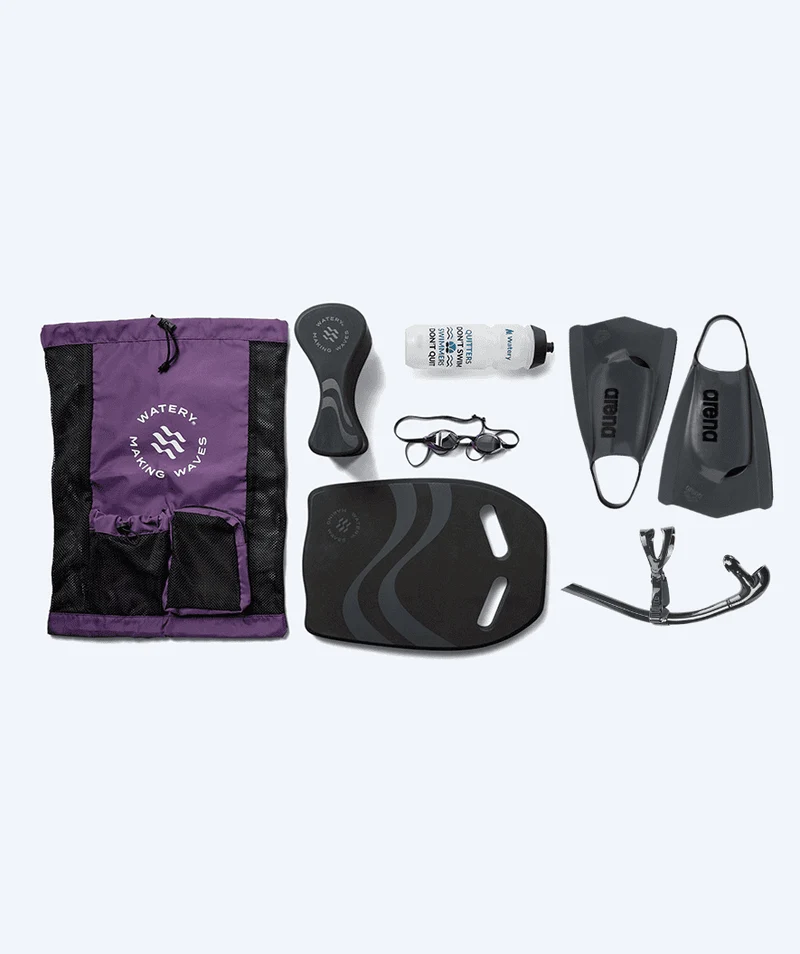 Watery Netzbeutel zum Schwimmen - Ultra Light 40L - Lila