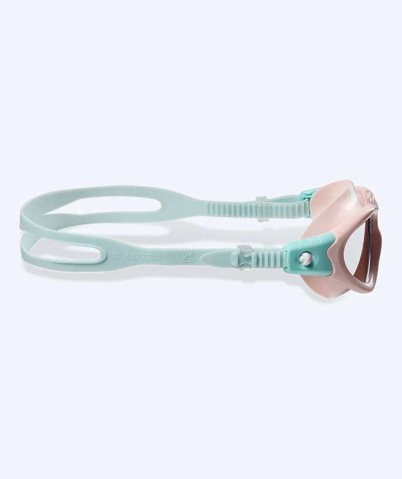 Watery Schwimmbrille für Kinder (2-8) - Wilton - Hellrosa/Türkis