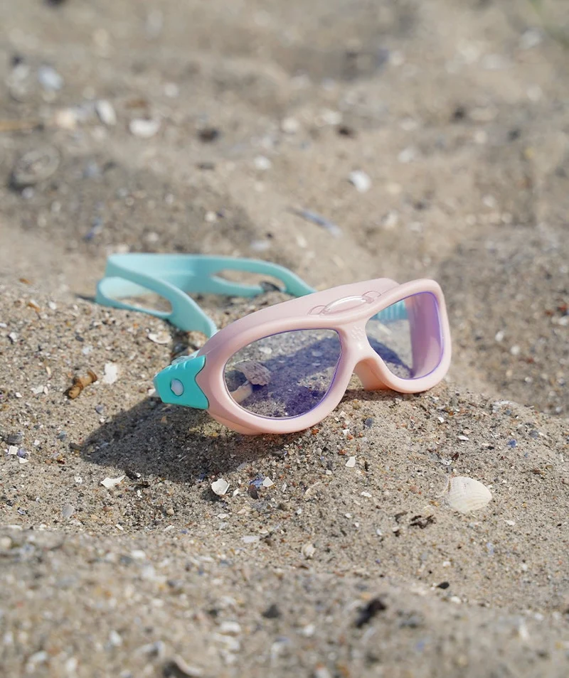 Watery Schwimmbrille für Kinder (2-8) - Wilton - Hellrosa/Türkis