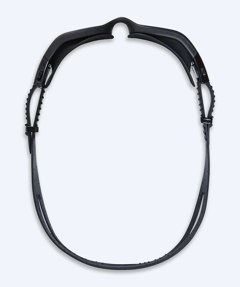 Watery Schwimmbrille für Freizeitschwimmer - Raven Mirror - Schwarz/Blau